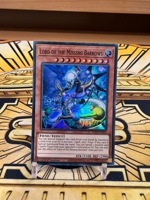 Yugioh Herr des fehlenden Baritons INFO-EN023 Super Rare