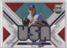 2019 Elite Extra Edition USA National Team Materials Black John Doxakis 1ds9