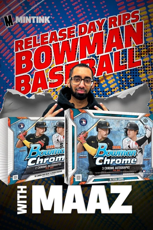 2026 Bowman Chrome Baseball Release Day Breaks & Personals with Maaz
