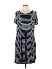 Olive and Oak Women Gray Casual Dress L