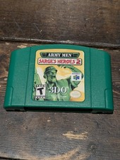 Army Men Sarge's Heroes 2 For Nintendo 64 N64 Tested Authentic 