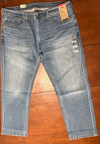 Pantalones de mezclilla Levis 559 para hombre calce relajado pierna recta 38 x 29 nuevos - Imagen 6 de 7