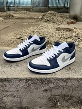 553558-141 Air Jordan 1 Low 'Midnight Navy