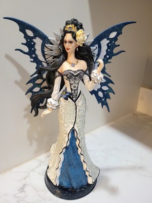 Bradford Exchange Nene Thomas Enchanted Twilight Glass Mosaic Fairy Sculpture 
