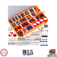Ultimate Fishing Lure Collection - 263-Piece Tackle Box Set for Seamless Fishing