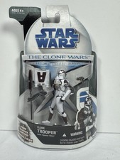 Star Wars 2008 Hasbro The Clone Wars No.21 CLONE TROOPER WITH SPACE GEAR New