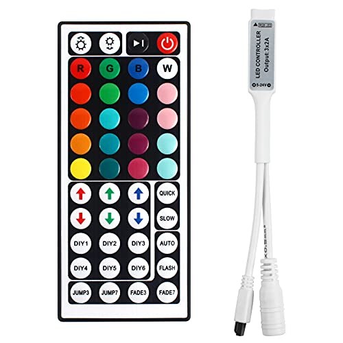 LED RGB Controller 44key 5-24V RGB Steuerung IR Wireless Remote Controller 3x2A 5290₽