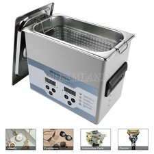3.2L Ultrasonic Cleaner with Timer Heating Machine Digital Sonic Cleaner US