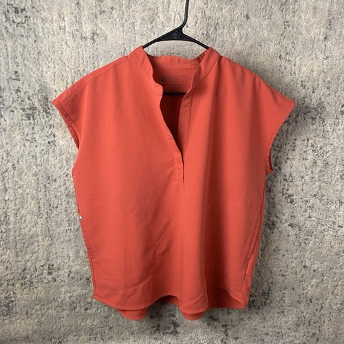 Figs Scrub Set Technical Collection Large XL Rafaela Top And Pants Orange Women - Imagen 2 de 23
