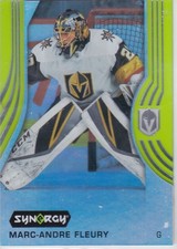 19/20 SYNERGY..MARC ANDRE-FLEURY..GREEN PARALLEL..SP..CARD # 29..GOLDEN KNIGHTS