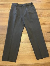 Uniqlo Pleated Wide Pants Gray Size Small