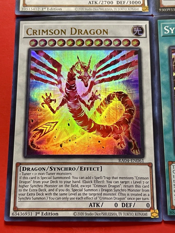 Crimson Dragon + Synchro Rumble + Ancient Fairy Life + TY-PHON & More! | YuGiOh! - Image 3 of 4