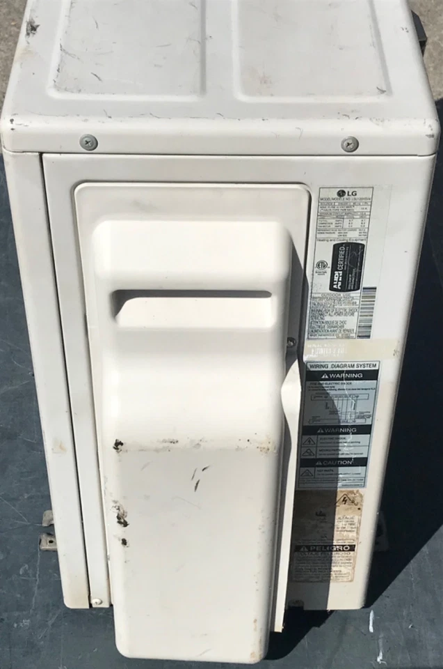 LG LSU120HSV4 Outdoor Smart Inverter V Mini-Split Heat Pump Untested - Image 2 of 4