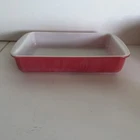 Vintage 1950s Pyrex PINK FLAMINGO #231 Oblong Baking & Serving Dish 1.5 Qt. READ