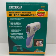 Extech IR200 White Non-Contact Forehead Infrared Thermometer 89.6 - 108.5F