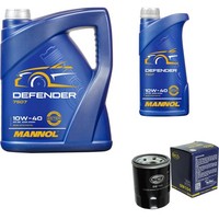 SCT Inspektionspaket 6L Mannol Defender 10W-40 FüR Mitsubishi Mirage/Space Star