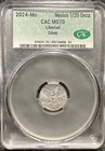 2024 CAC MS70 Mexico Libertad 1/20 .999 Fine Silver — photo 3