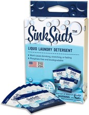 SinkSuds Laundry Detergent, Travel Size Liquid Soap, TSA Compliant, Safe For All
