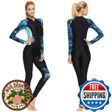 Full Body Scuba Rash Guard Dive Skin UV Swimwear Sport Skins for Men Women, Long