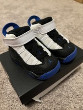 Nike Jordan 6 Rings "White, Game Royal Black"-Size Toddler 3C With A BOX