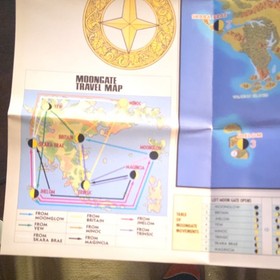 Nintendo Ultima: Quest of the Avatar Original NES Manual Book of Lore English
