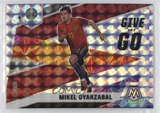 2021 Panini Mosaic UEFA Euro 2020 Give and Go Prizm Mikel Oyarzabal #19 0o3x