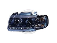 Designsatz Scheinwerfer Dragon-Lights Klarglas/Schwarz FüR Polo 1994-1999
