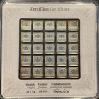 Geiger 25 x 1g Silver Bars 999 Fine Total 25g Made in Germany Bullion