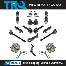 TRQ Steering Suspension Kit Ball Joint idler Pitman Arm Tie Rod Adjusting Sleeve