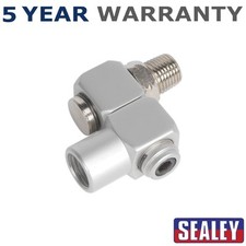 Image of Sealey Z-Swivel Air Hose Connector 1/4"BSP SA902