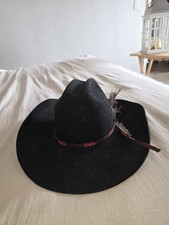 Vintage Eddy Bros Western Youth Hat 6 3/8 100 Wool