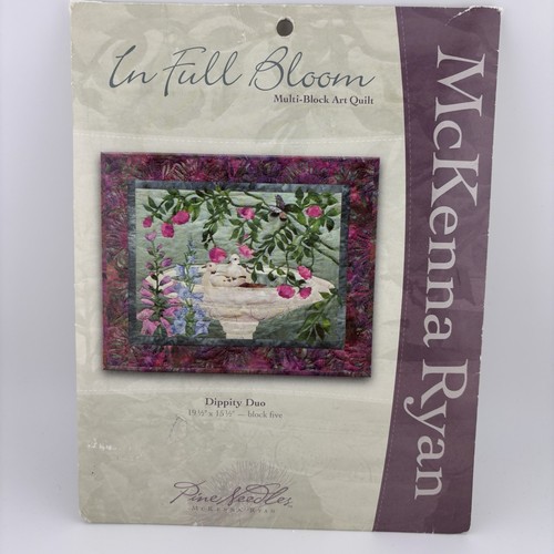McKenna Ryan Quilt Pattern Only In Full Bloom Block #5 Dippity Duo - Picture 1 of 7