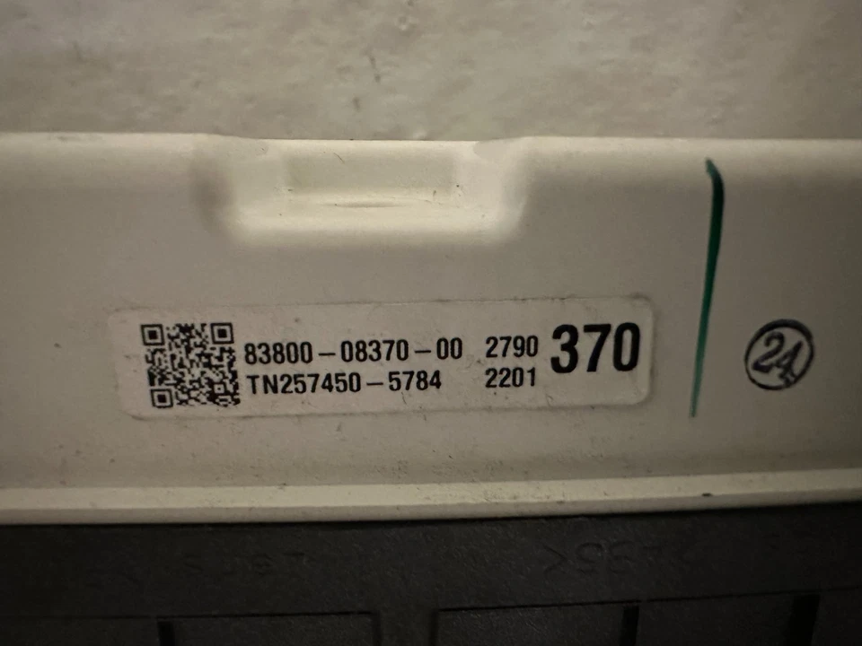 Cuadro de instrumentos velocímetro 2011-14 Toyota Sienna 6 cilindros 154.747 millas Foto 3 de 3