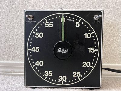 Vtg GraLab Model 300 Glow in Dark Darkroom Photo 1 Hour Timer Photography Works