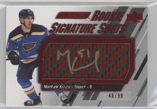 2023 Engrained Rookie Signature Shots Red Stick 48/99 Matthew Kessel Auto 0u7i