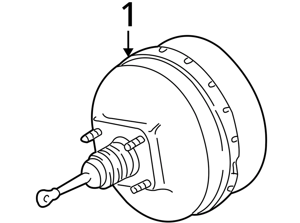 Chevrolet Pontiac Uplander Venture Booster 18045787 1997-2009 - nuevo OEM Foto 4 de 4