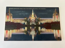 Temple Compound Golden Gate International Exposition San Francisco CA Postcard