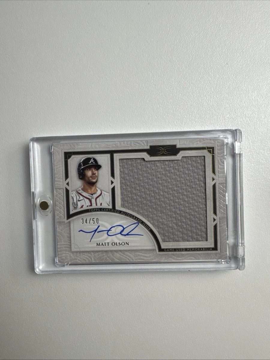 Matt Olson Baseball Serial Numbered Sports Trading Cards