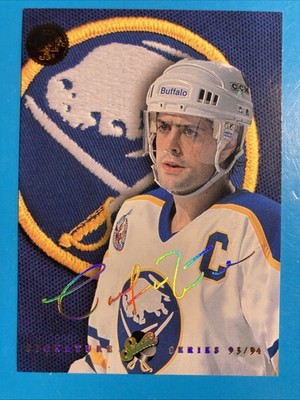 1993-94 Leaf Studio Signature Series Pat LaFontaine Buffalo Sabres #3