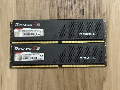 G.Skill Ripjaws S5 64GB (2x32GB) kit DDR-5 6000MHz F5-6000J3040G32GX2-RS5K