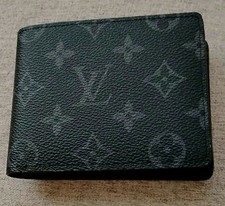Authentic Louis Vuitton Men s Bifold Wallet Monogram LV