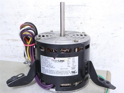InterLink 100650-01 Furnace Blower Motor YFK-375-6 1/2HP 1075RPM 4SPD 115V CCWLE