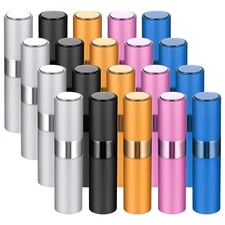 8ML Atomizer Perfume Spray Bottle 20 PCS Refillable Empty Small Cologne Dispe...