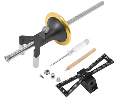 YOSELIN Dovetail Jig Wheel Marking Gauge - Adjustable Precision Wood Scribe T...