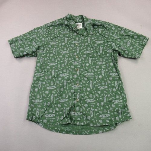 Mountain Khakis Shirt Mens Medium Short Sleeve Pockets Button Front Casual