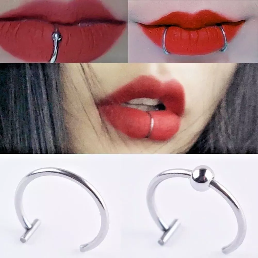 Non piercing lip best sale rings