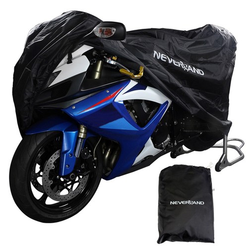 NEVERLAND XL Motorcycle Cover Bike Scooter Waterproof Snow Dust Sun UV Protector - Picture 2 of 12