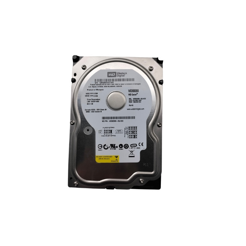 Western Digital 80GB WD800BB 7200RPM PATA IDE 3.5