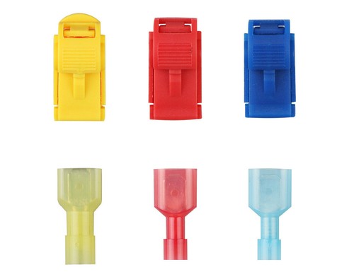 90/60PCS T-Taps Wire Terminals Insulated Quick Splice Crimp Connectors 22-10AWG - Picture 23 of 26