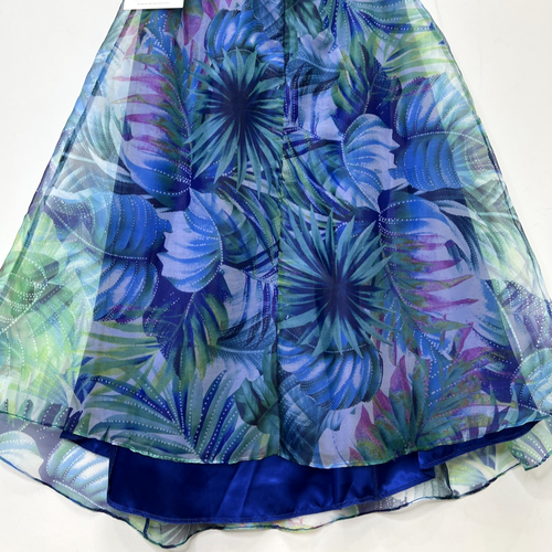 Tiffany Rose Maternity Women UK 1/US 2-4 Ocean Gown Short Jungle Blue NWT - Picture 20 of 24